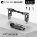 Rolling Square inCharge 6 кольцо для ключей кабель 6in1 высокая скорость зарядка USB-C/Lightning соответствует данные пересылка магнит тип магнит крепкий low кольцо квадратное Revue 100 день гарантия 