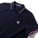 Moncler олень. . рубашка-поло 8A70300 77X темно-синий MONCLER короткий рукав большой размер мужской высокий бренд подарок 