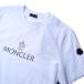  Moncler футболка MONCLER 8C00024 001 белый мужской короткий рукав большой размер бренд 2025SS 2025 год весна лето 
