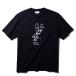  mezzo n лисица MAISON KITSUNE party лиса комфорт футболка PM00116 черный мужской бренд высококлассный 2025AW 2025 год осень-зима [030420]