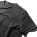  Fred Perry twin наконечник футболка M1588V 04B FLDGR FRED PERRY мужской женский унисекс короткий рукав 2026 год весна лето 2026SS