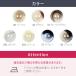 �}�[�u���� �N���A �{�^�� 10�� ���� �K���X�� 2�� 13mm/15mm �z���C�g �x�[�W�� �u���E�� �_�[�N�u���E�� �l�C�r�[ �u���b�N ��| �ٖD ������� VS1009 ���� �֘A�摜4
