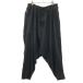 Yohji Yamamoto POUR HOMME Yohji Yamamoto бассейн Homme 17SS необычность материалы переключатель обезьяна L легкий брюки HD-P04-800 черный 3 IT0POXJ403YS