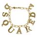 DSQUARED2 Dsquared Logo цепь браслет Gold IT1N4CL4WDRC