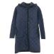 LAVENHAM Lavenham brundon стеганое полотно длинное пальто темно-синий 36 IT2BSRMG9IBG