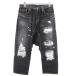 FUMITO GANRYUf Mito ganryu 21SS 5-POCKET SARROUEL PANTS повреждение ремонт Denim шаровары FU5-PA-105 черный 1 IT2KUXRL4XXC