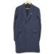 Name. имя 14SS FINX WEATHER CHESTER COAT хлопок Пальто Честерфилд темно-синий 1 ITC9U293EAKY