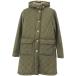 MACKINTOSH Macintosh обратная сторона боа стеганое полотно капот пальто хаки 36 ITD0RSH8D9SA