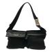GUCCI Gucci нейлон сумка-пояс 018 1621 черный 