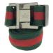 GUCCI Gucci Sherry линия парусина ремень зеленый × красный ITHJ9KHH8VKQ