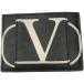VALENTINO Valentino Logo принт кожа футляр для карточек SY9P0655PCR черный ITK4KU3UIRVK