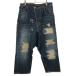 FUMITO GANRYU Red Labelf Mito ganryu red label Graffiti 5P Sarouel graffiti обезьяна L Denim брюки Fu12-Pa-01 индиго 1 ITUNEFHEK6XA