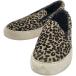 WH двойной H 22SS shrink кожа Leopard туфли без застежки обувь тауп 7 ITW6041D0SDG