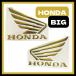 �z���_ �G���u���� �o�C�N �E�B���O �X�e�b�J�[ �p�[�c �A�N�Z�T���[ 3D ���S �^���N HONDA �֘A�摜3