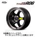 MID RACING MID���[�V���O R06 4/100 16x7.0J +35 �u���b�N�N���A�|���b�V�� (BKP)