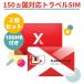 世界150ヵ国対応 プリペイド SIM 貼るタイプ 2枚セット 繰り返し使える 100MBつき 1GB 200円〜 4G/3G ヨーロッパ アメリカ 台湾 中国 日本 FLEXIROAM X
