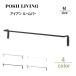 �A�C�A���o�[ �^�I���o�[ �^�I���|�� �n���M���O�o�[ �Ǖt�� ��45.5cm M�T�C�Y �S4�F �V���v�� ���[���o�[ Posh Living �|�b�V�����r���O