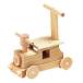  младенец ручная тележка гремящий из дерева празднование рождения сделано в Японии игрушка игрушка-"самокат" лес. . машина popo