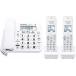  cordless handset 2 pcs attaching Panasonic cordless answer phone machine VE-GD27( cordless handset 1 pcs attaching )+ extension cordless handset 1 pcs (VE-GD27DW-W counterpart ) trouble telephone measures installing! number display 