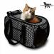  cat . portable Carry ( black ) folding storage cat for disaster prevention disaster evacuation 