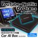 YouTube Netflix ���ς�� DVD/CD�h���C�u���t������Android13�V�X�e������ Car AI Box �J�[�I�[�f�B�I DA-DVD01