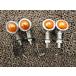  Eliminator 250V неоригинальный гильза указатель поворота *Y297 4 шт. комплект!VN250A custom материалы . Kawasaki [ VN250AE ] ELIMINATOR кабина машина 
