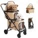 MILA&amp;LOUIS собака Cart легкий собака коляска разъемная модель складной c функцией верхняя часть удален возможность уголь элемент сталь рама скол .. предотвращение Lead 4 штук compact .? сборка простой 