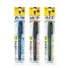  Pentel кисть знак фломастер пигмент модель 3 вида комплект XSES15P-3AMZ чёрный 