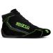 SPARCO Sparco SLALOM 2022 рейсинг обувь черный × зеленый FIA8856-2018 легализация (001295NRVF)