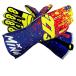 -273 DRIP EVO Blue/Fluo-Yellow/Fluo-Red( голубой флуоресценция желтый флуоресценция красный ) вне .. перчатка для гонок карт * пробег . для перчатка MY2026