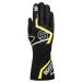 SPARCO Sparco TIDE+ GLOVE черный × желтый перчатка для гонок FIA8856-2018 легализация (BBRG0001B0K08) MY2025