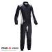OMP ONE-S SUIT MY2020 черный × белый (071) костюм для гонок FIA8856-2000 легализация Black