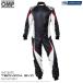 OMP TECNICA EVO SUIT MY2021 черный × белый (076) костюм для гонок FIA8856-2018 легализация модель AUTO RACING SUIT (IA/01859E/076)