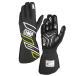 OMP ONE-S GLOVE темно-серый × желтый (184) MY2025 перчатка для гонок FIA легализация 8856-2018 (IB0-0778-A01-184)