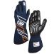 OMP ONE-S GLOVE темно-синий голубой × orange (249) перчатка для гонок FIA легализация 8856-2018 (IB0-0778-A01-249) MY2025
