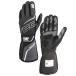 OMP TECNICA GLOVE черный × антрацит (077) MY2025 перчатка для гонок FIA легализация 8856-2018 (IB0-0779-A01-077)