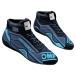 2024NEWカラー！OMP SPORT SHOES ブラック×シアン(275) MY2024 レーシングシューズ FIA8856-2018公認 (IC0-0829-A01-275)