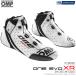 OMP ONE EVO XR SHOES MY2021 белый (020) рейсинг обувь FIA легализация 8856-2018 WHITE (IC805E020)