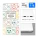  мобильный аккумулятор iPhone android маленький размер легкий Miffy MIFFY&ANIMALS 4000mAh USB Type-C зарядное устройство 2.1A смартфон зарядное устройство внезапный скорость зарядка соответствует смартфон mf-511a