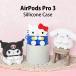  Sanrio герой zAirPods Pro 3 кейс Hello Kitty черный mi Cinnamoroll силиконовый чехол воздушный poz Pro 3 покрытие sang-612