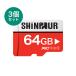 ڥդmicroSD 64GB Class10 3ĥå 2ǯݾ UHS-I U3 SDѴץդ ޥSD microSDXC 饹10 SD Nintendo Switch
