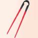  pcs peace small aid barrier-free chopsticks HS-H red 