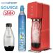  soda Stream SOURCE v3 ( соус v3) soda stream красный красный соус газированная вода уголь кислота производитель газированная вода производитель sake highball уголь кислота сок 