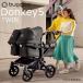 bagab- Donkey 5 twin полный комплект .. для Duo растягивание комплект + Carry раскладушка дождевик стандартное оборудование -тактный ролик [ гарантия производителя 4 год ]