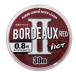 tikto(TICT) bordeaux red II30m 0.8 номер (3.7lb)