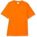 [ принт Star ] короткий рукав 5.6 унция . vi - вес V шея футболка orange Япония L (-)