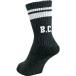  Converse (converse) длинный подушка носки CBE171005 1900 черный 25-27cm