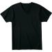 (daruk)DALUC 4.6oz Fine Fit V-Neck T-shirts DM502 005 черный XS