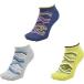 [ Umbro ] 3P носки 3P дизайн лодыжка sotsuk Sly m× серый × темно-синий Япония 27-29 ( Япония размер XL соответствует )