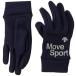 [ Descente ] перчатки теплоизоляция стрейч смартфон соответствует бег перчатка MOVESPORT DMAOJD92 NV M